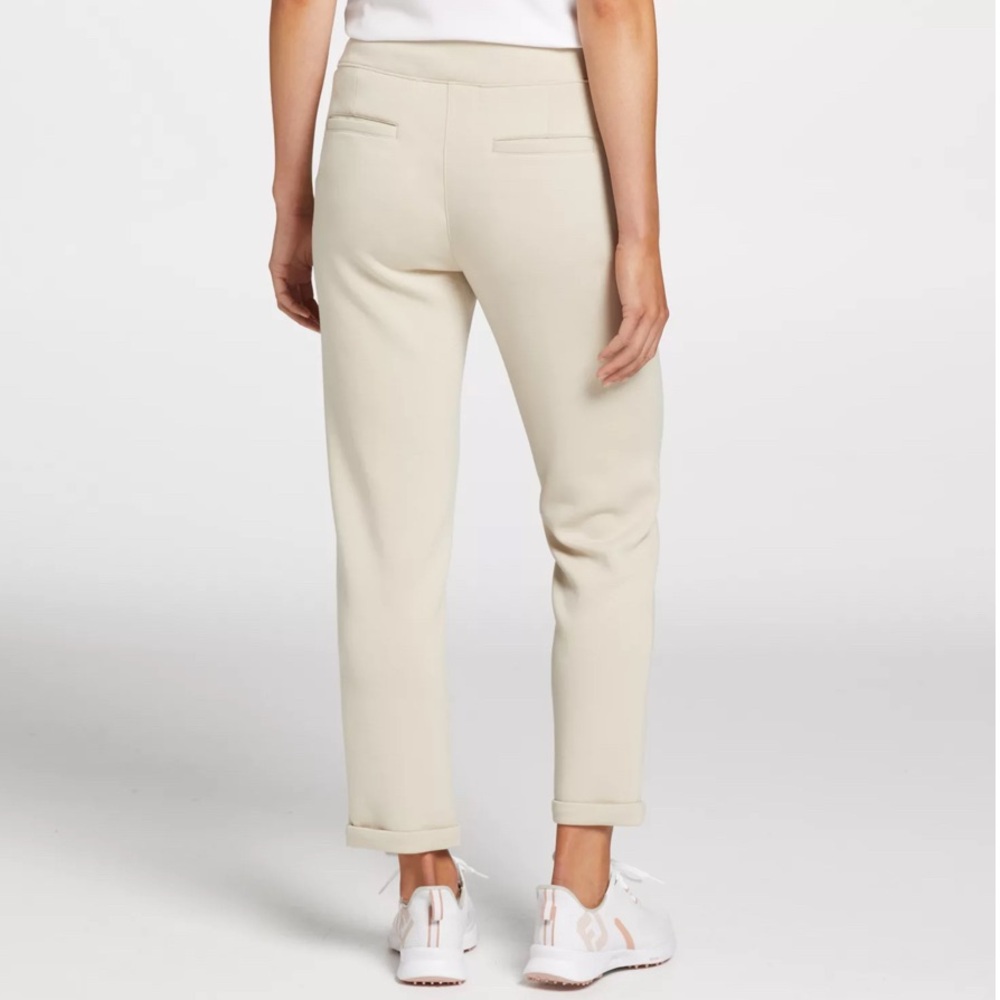 Walter Hagen Women's Fashion Pleated Golf Pants tan cream sz XL new with tags - Picture 3 of 8